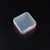 Square plastic box, screw, cards, increased thickness