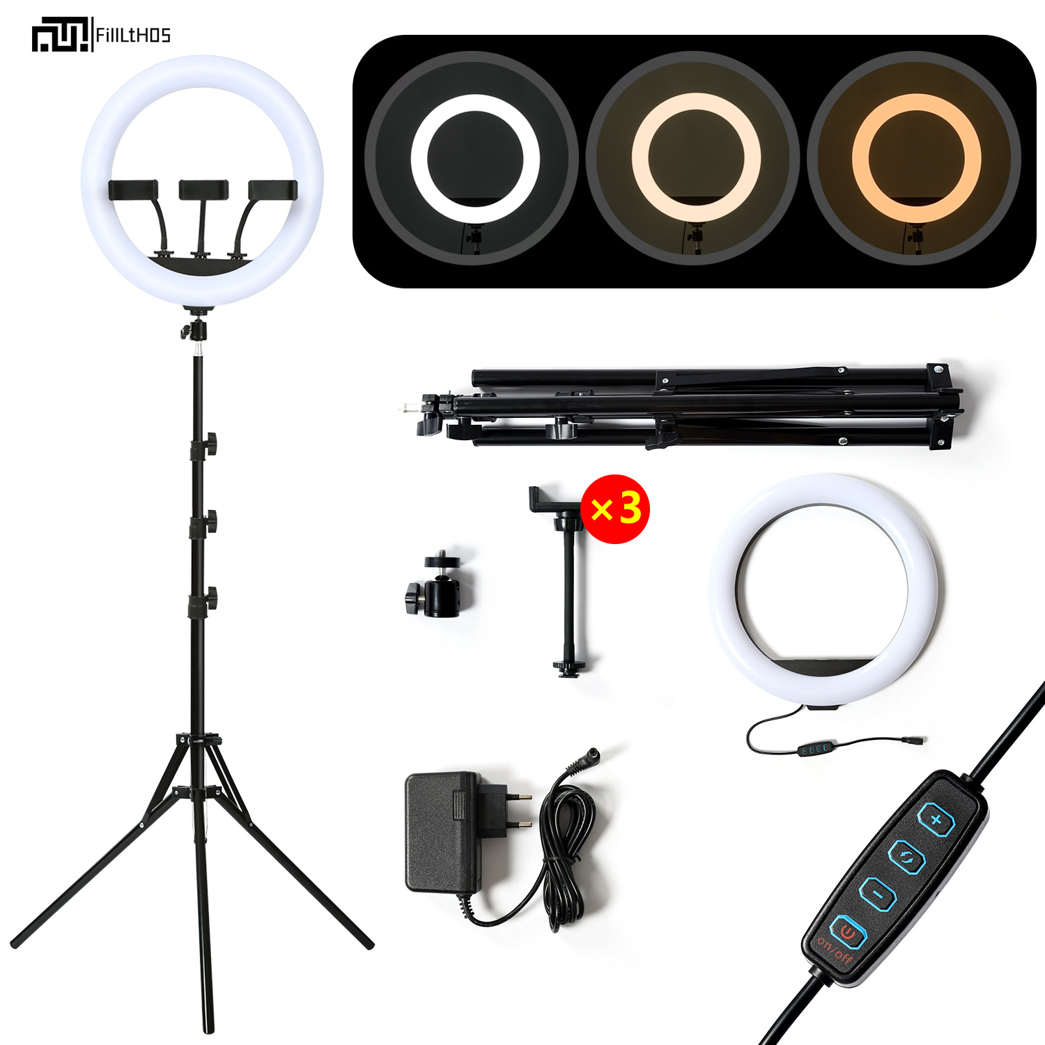 14 inch led ring fill light live selfie...