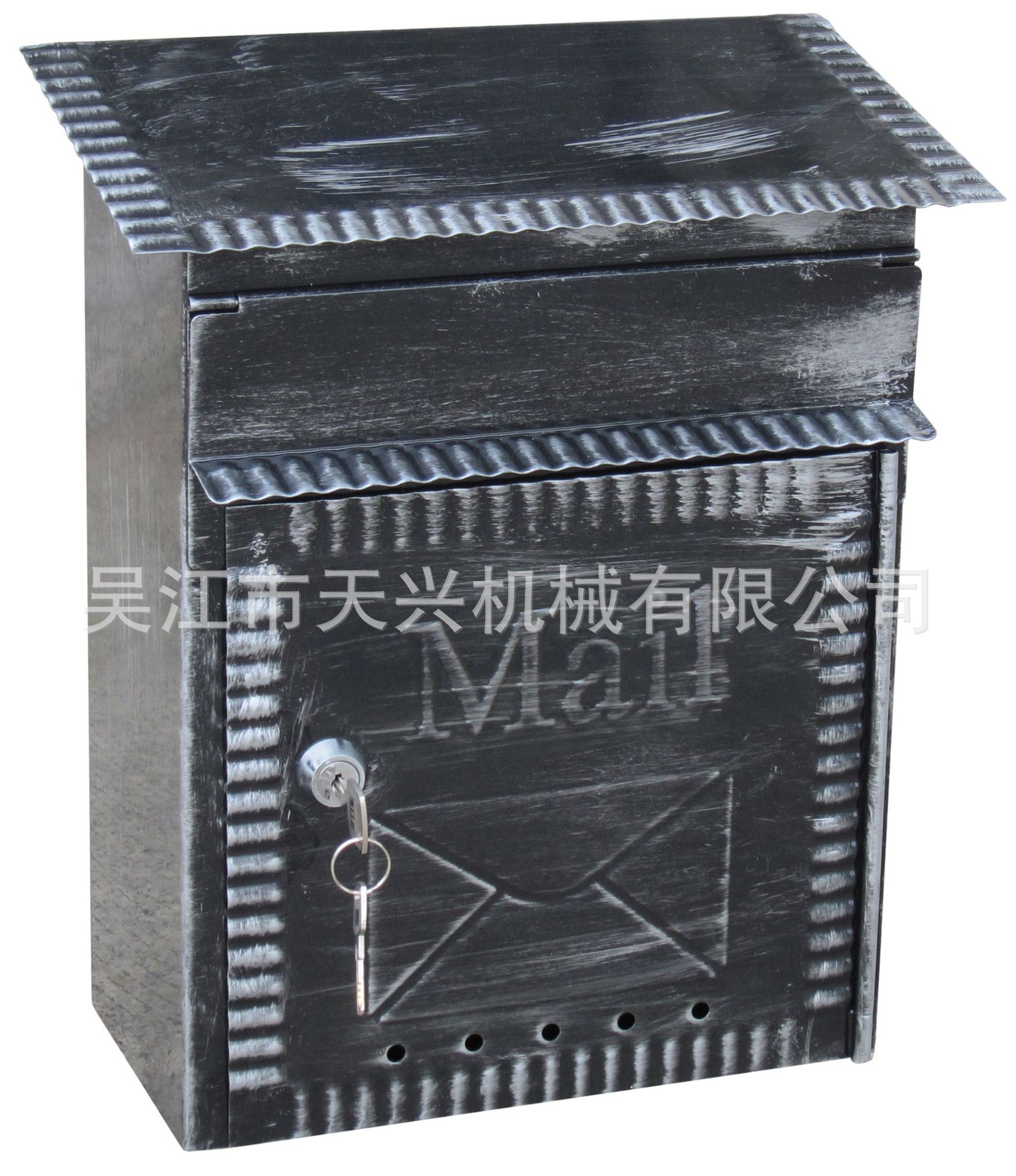 Почтовый ящик TX TX0093-23L черный серебро