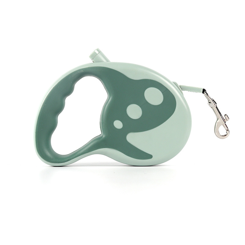 Tedora nueva cuerda de tracción perros medianos y pequeños Freno de un clic retráctil 3 M cuerda de tracción automática suministros para mascotas