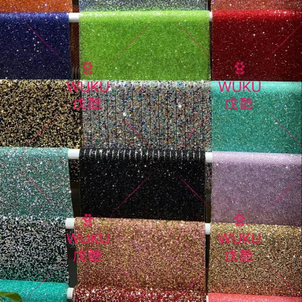 戊酷 24X40cm玻璃钻片 自粘胶网钻烫钻图 汽车服装钻片 LRP-131