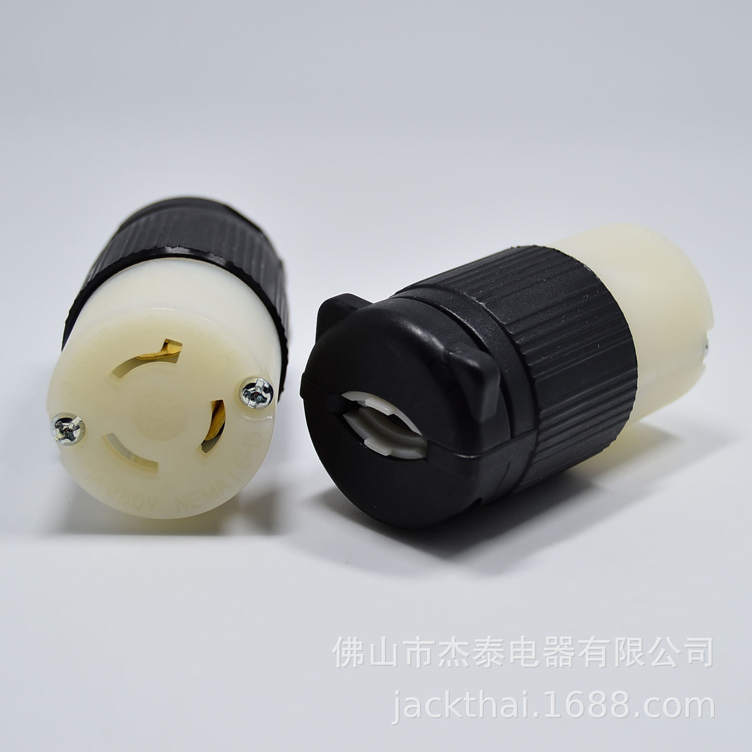 Locking Connector NEMA L6-15R 引挂式连接器 空中对插式母座 UL