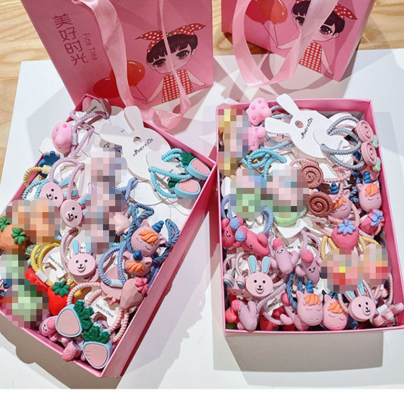 Children&#39;s Day Hair lovely Hairpin Tousheng Hair rope Hairdressing Headdress the republic of korea colour Net Red