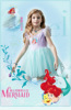 Small princess costume for princess, summer clothing sleevless, dress with sleeves, evening dress, with short sleeve