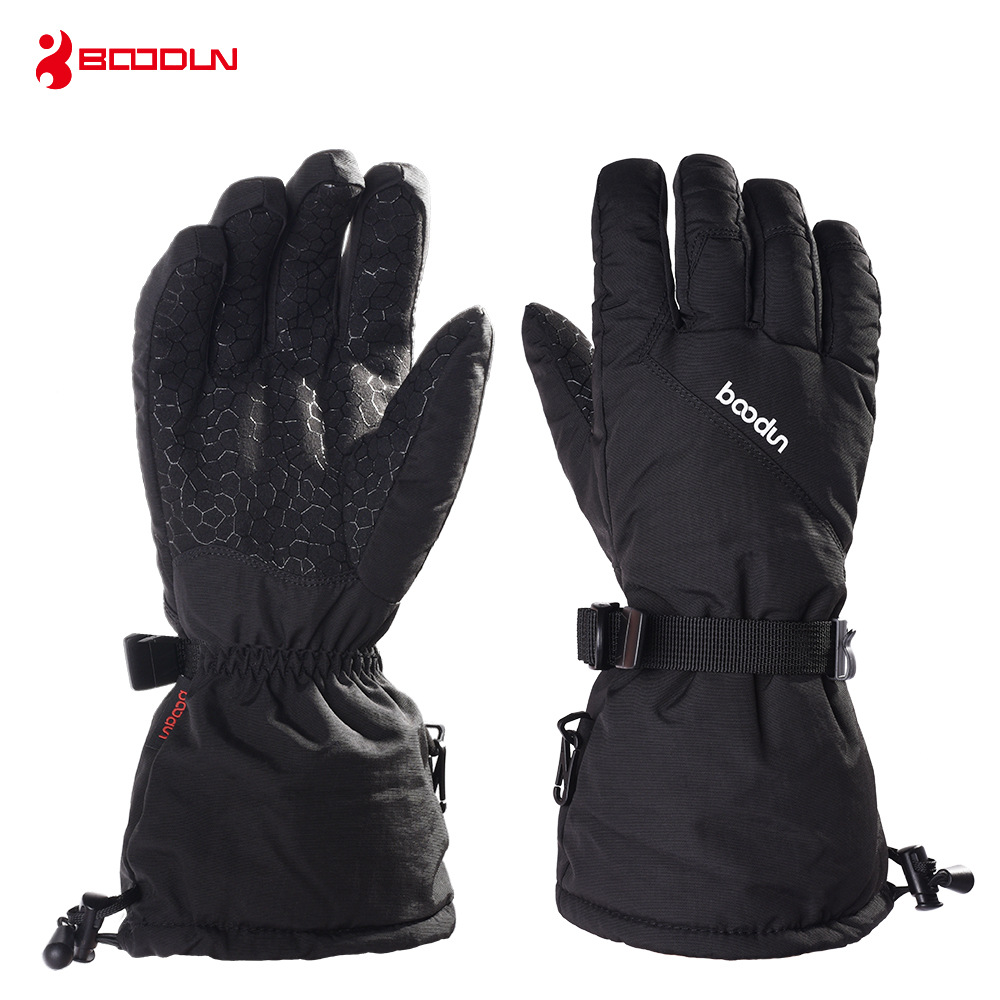 BOODUN Warm pour le ski en extérieur, extension de poignet à cinq doigts, housse imperméable intégrée, gants de ski d'hiver_voghion.com