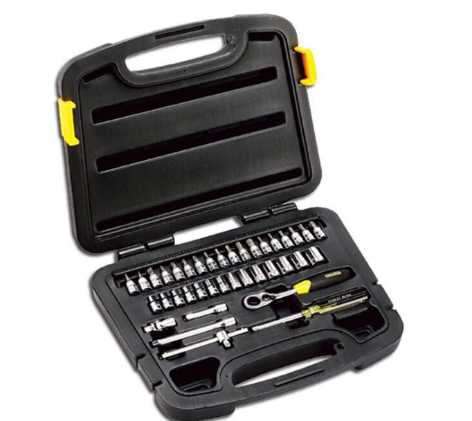 史丹利工具38件6.3mm系列1/4公制组套汽修机修组史丹利94-184-22