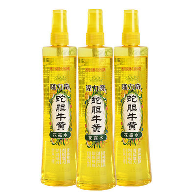 隆力奇蛇膽牛黃花露水95ml清涼祛痱清新提神噴霧型花露水