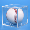 Cross border Specifically for Acrylic Baseball Display box square transparent organic glass Ball Collection boxes dustproof storage box