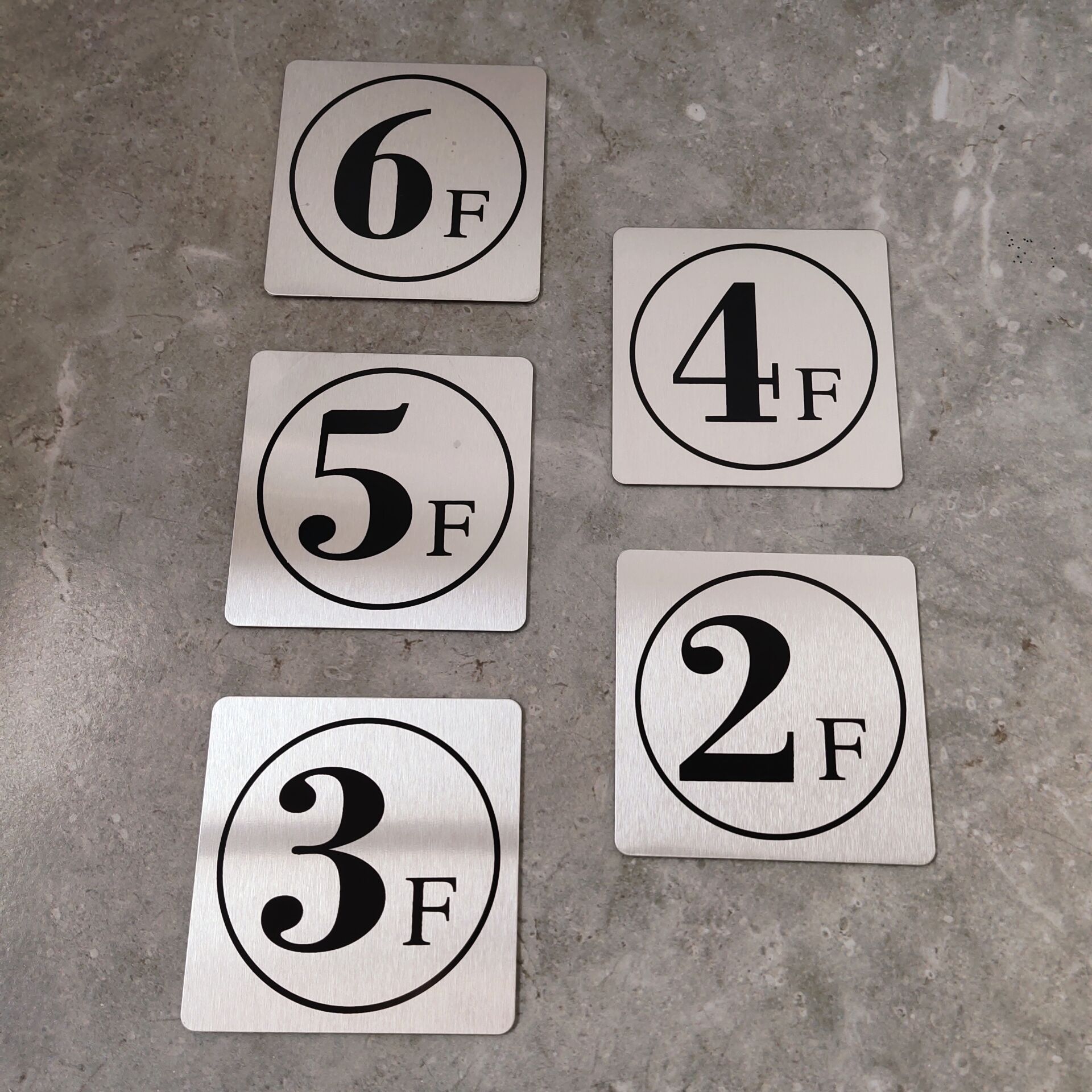 不锈钢现货定制楼层牌指示牌酒店电梯数字索引导向牌贴单元楼号牌详情13