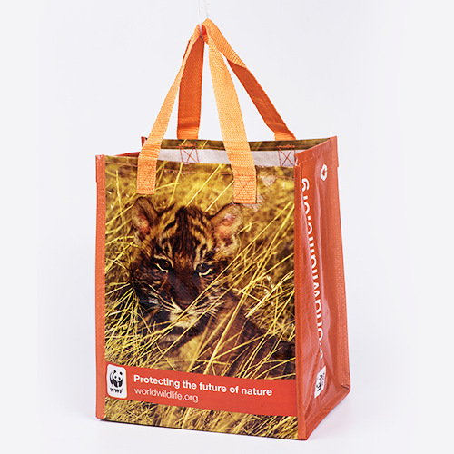 新款PP塑料手提袋 大号编织袋 覆膜购物袋可印LOGO