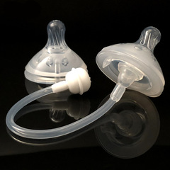 Wide-mouth petal-shaped lip-protecting breastfeeding nipple with real milk feel, anti-bloating, anti-collapsing, simulation one-sip, thickened silicone nipple