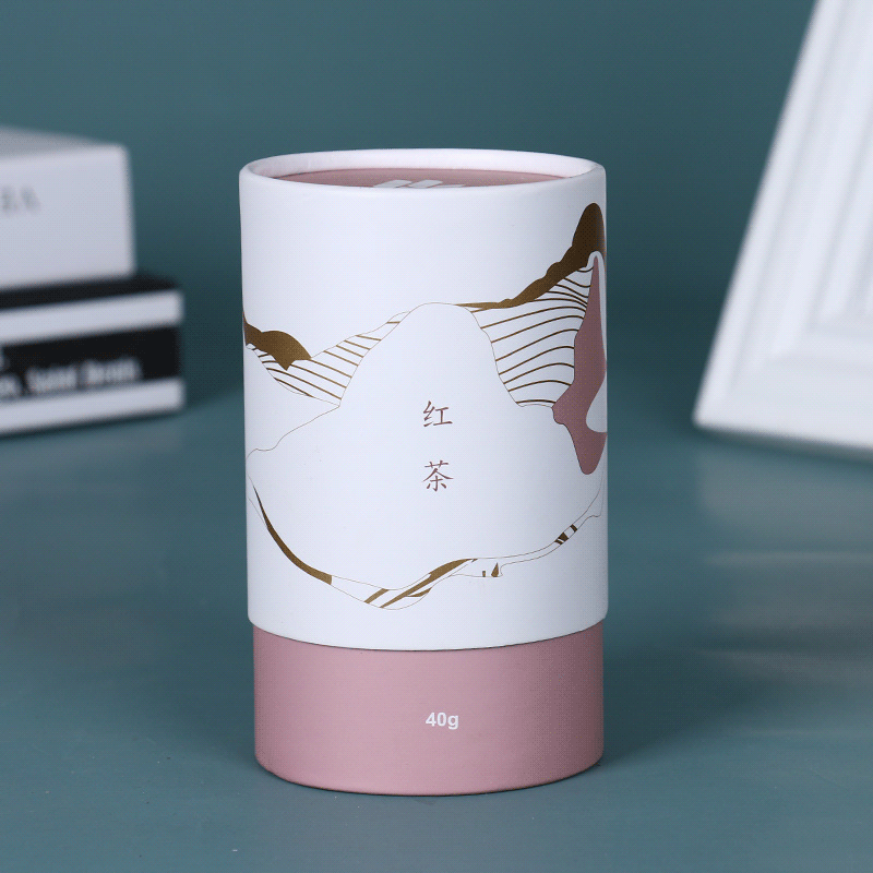 厂家纸筒食品包装罐化妆品牛皮纸茶叶罐定做礼品纸管纸罐定制logo