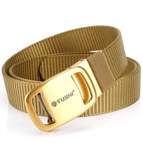 2020 new 3.5 thickened nylon belt, versatile casual outdoor belt, automatic buckle belt manufacturer wholesale