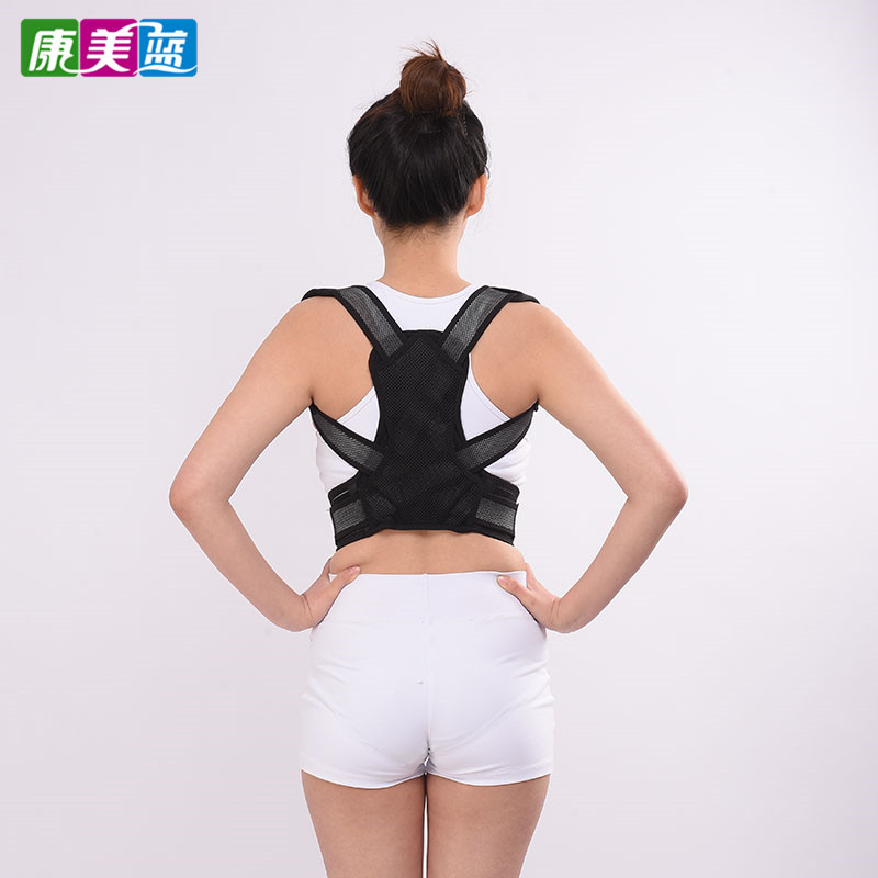 背帶矯正帶可調節支撐矯姿帶背部糾正坐姿挺背加強固定帶跨境工廠