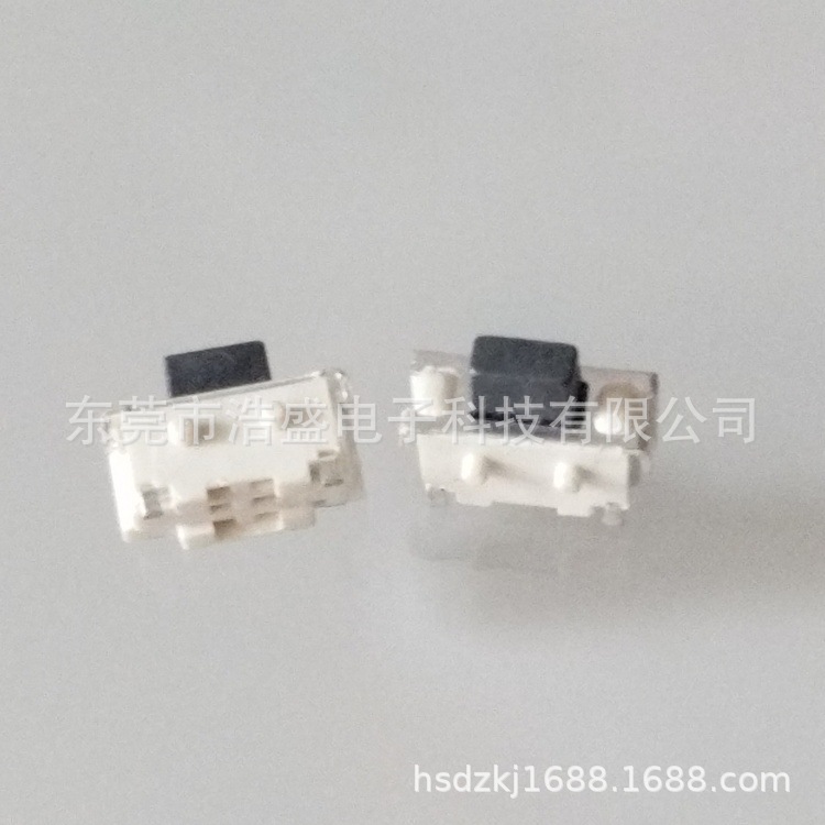 厂家生产微型轻触开关2×4×3.5小侧按键开关双弹片编带