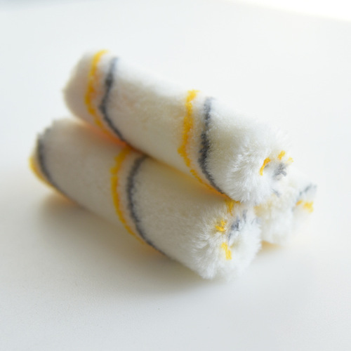 Factory Direct Sale Small Finger Drum Brush 4-inch Wool Small Finger Drum No Dead Angle Solvent-Resistant Small Finger Drum Core