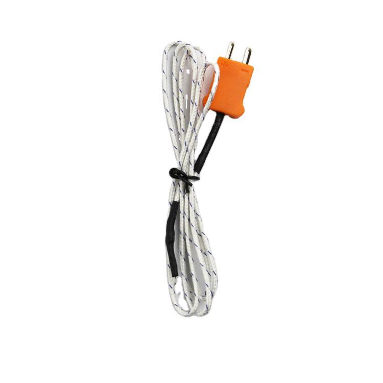 温度探头 K型热电偶 插头传感器 PT01 热电偶感温线  玻璃纤维线