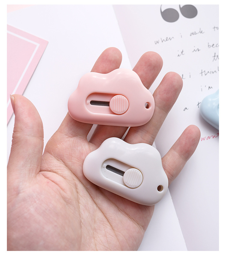 12g Weight utility knife Stationery Type 1 Piece Quantity Graduation Occasion Mini-portable Cloud Shape Cutting Paper Knife