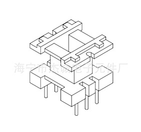 EI14.5 3+3PIN EI14502 6*9 EE14.5变压器骨架 电木骨架 厂家直供