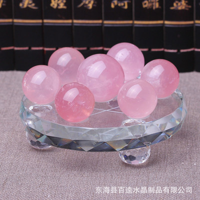 natural Pink Crystal Star of David Crystal Decoration Cross border Home Furnishing Decoration crafts wholesale