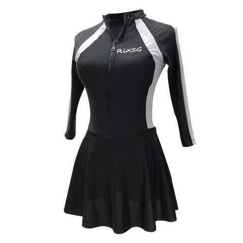 Swimsuit women's sports one-piece sun protection hot spring swimsuit long-sleeved fairy style swimsuit women's adult Japanese and Korean 2969
