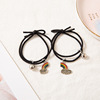 Rainbow small bell, bracelet for beloved for elementary school students, hair rope, Korean style, simple and elegant design, cloud