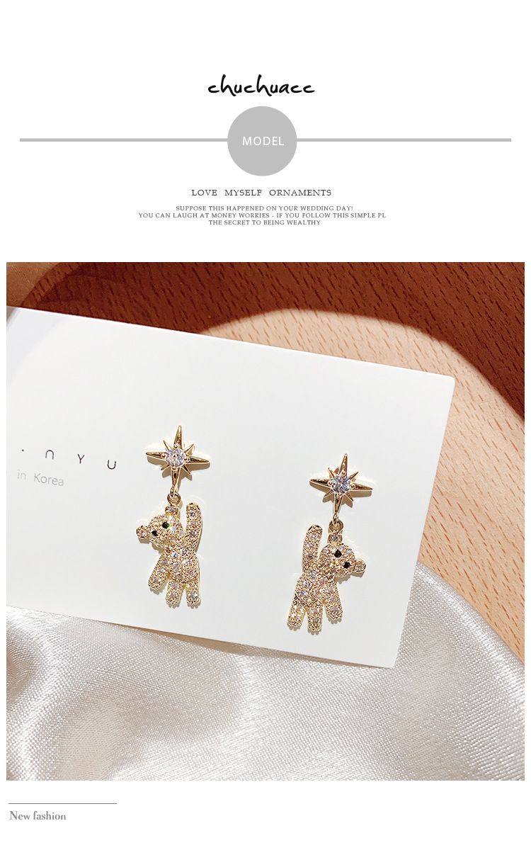 Corée Mode Nouveau Tempérament Amour Longue Gland Boucles D&#39;oreilles Simples Boucles D&#39;oreilles En Argent Nihaojewelry Gros display picture 4