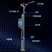 定制户外道路智能充电桩智慧灯杆5G物联网平台软件智慧路灯