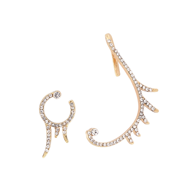 fashion personality diamond asymmetrical alloy earrings setpicture5