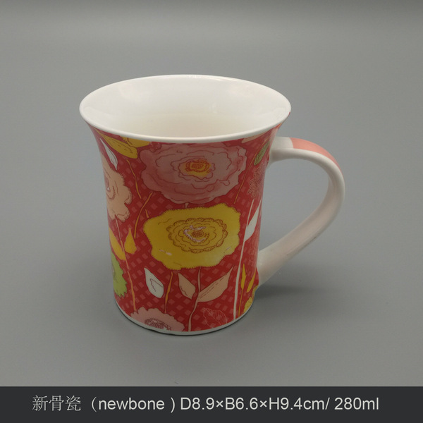 New bone porcelain roasted flower paper Foreign trade retro flower…