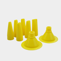 Glue-applying wizard: Crafted glass glue nozzle for doors and windows, with a tapered tip and soft-gel design—perfect for flat-glue applicators.