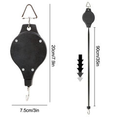 園藝伸縮掛鈎 家居園藝可伸縮升降掛鈎適用吊盆弔蘭花盆鳥籠 熱賣