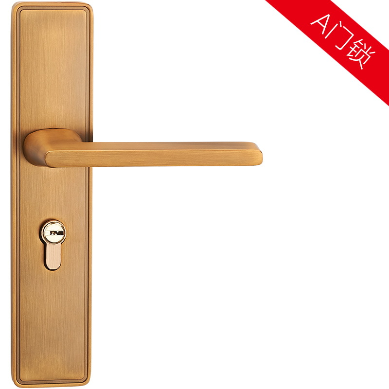 Dormitorio cerradura de la puerta interior del hogar manija de la puerta de madera mudo Universal negro habitación de madera maciza cerradura manija de la puerta cerradura
