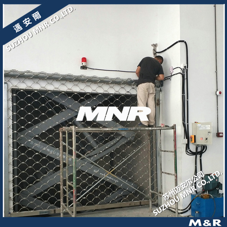 车库使用电动升降平台迈安尔液压动力固定升降机平台
