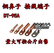 铜鼻子 堵油铜接头 铜端子 铜接线端子 DT-95A