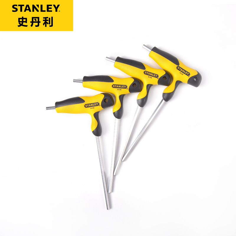 美国史丹利公制T型内六角扳手2.5mm带手柄把手94-344-23