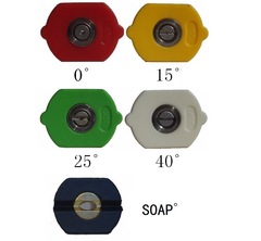 Car washing machine 1/4 male quick-plug water gun nozzle nozzle fan-shaped quick-connect cleaning machine gun head accessories