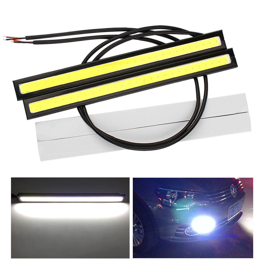 A lamp COB 17CM LED Daytime lamp DLR 12V White blue Ice Blue Slim daytime running lights