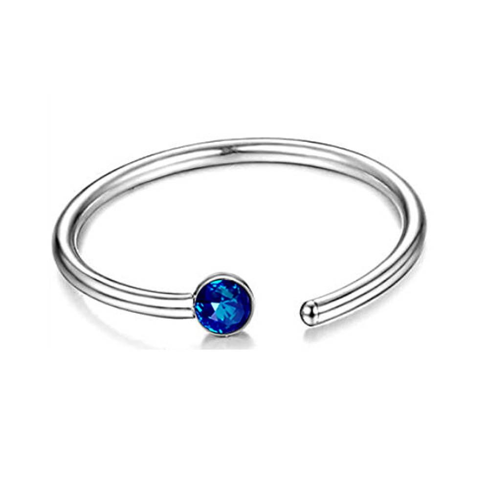 Hot Sale Stainless Steel C-Shaped Nose Ring Fake Nose Stud Ear Bone Hoop Jewelry detail image 10