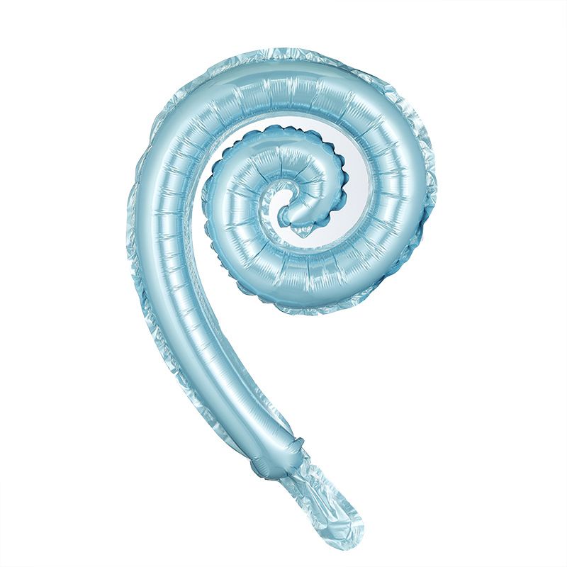 螺旋球双卷珠光蓝