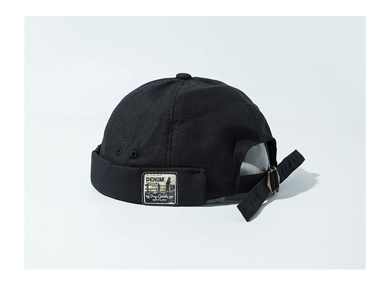 Neue koreanische Version von Frühlingshut, randloser Melonenhauthut, Vermieterhut, männlicher Street-Trendsetter-Hip-Hop-Hut, männlicher Schurkenhut, Matrosenhut_voghion.com