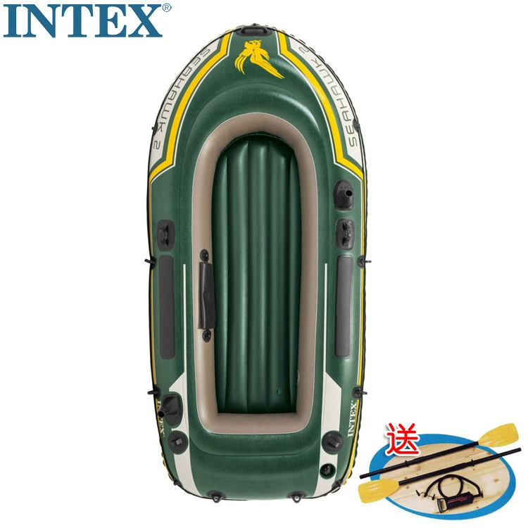 INTEX 66332 Seahawk двусторонняя надувная лодка резиновая лодка плот рыболовная лодка надувной штурмовой шлюп