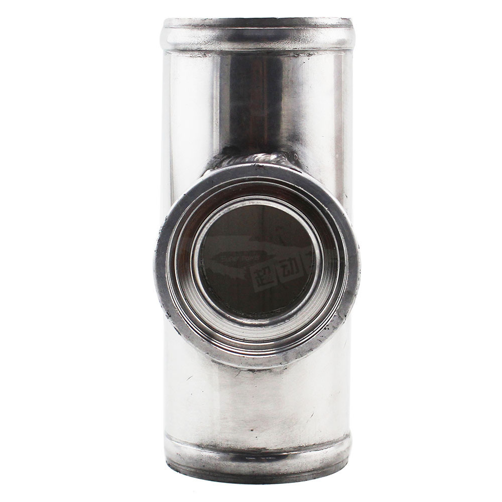 汽车改装 63mm三通管 泄压阀底座三通 放气阀通用铝管 铝管底座