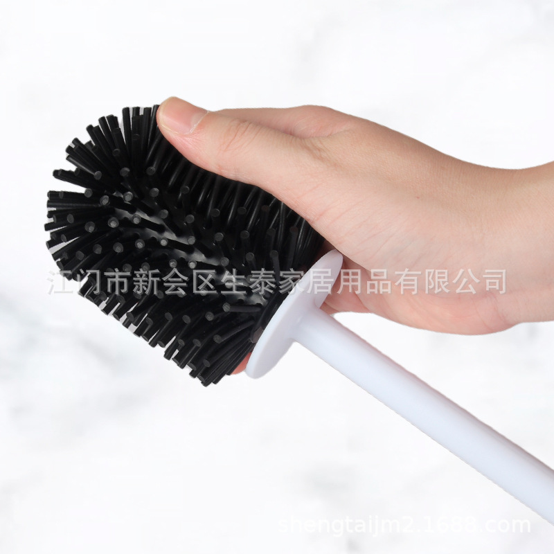 网红硅胶马桶刷 无死角家用厕所挂墙式硅胶刷子卫生间清洁套装