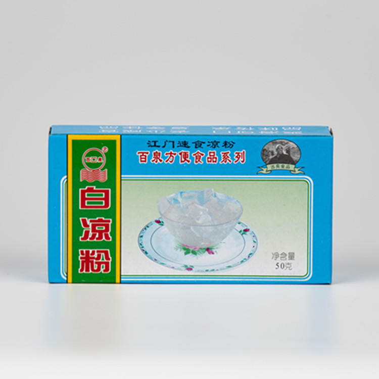 百泉牌白凉粉50g 冰粉粉 奶茶原料仙草粉 DIY果冻甜品 食品批发