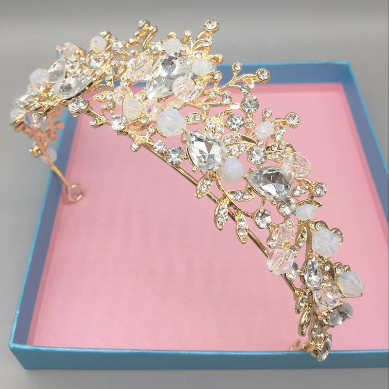 170g Weight Crown Hair Accessories Type 1 Piece Quantity Wedding, Engagement Occasion Alloy Material Crown Pattern All Seasons Season Women's Gender Plating Design Elegant, Streetwear Style Elegant Streetwear Women's Crown Alloy Plating Crown 7