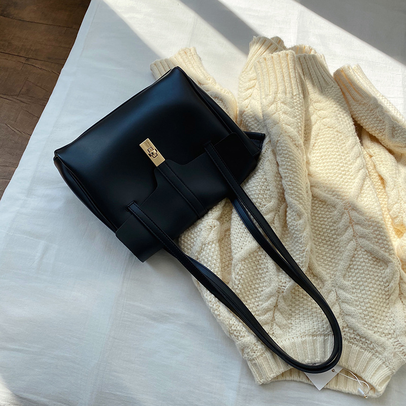 Borsa a tracolla alla moda in morbida pelle per le donne in autunno e inverno, nuova tracolla extra_voghion.com