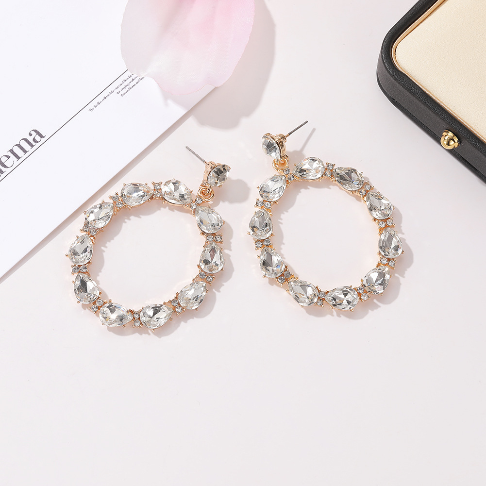 New Fashion Geometric Round Earrings For Women Wholesale display picture 7