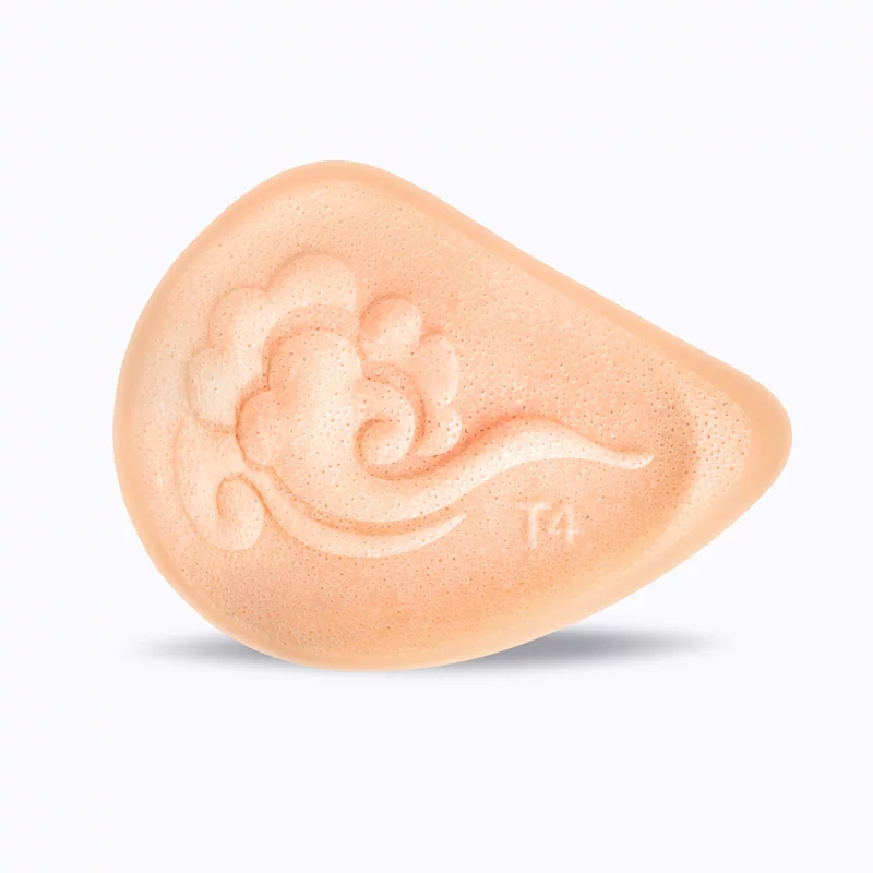 Breathable postoperative breast prosthesis, silicone silicone breast