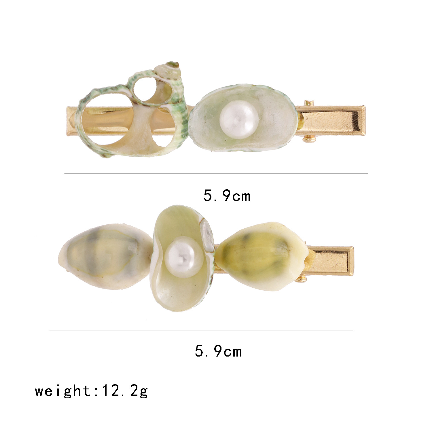 New Fashion Conch Shell Pearl Cheap Hairpin Wholesale display picture 1